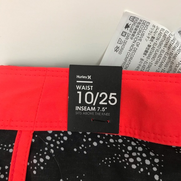 New Hurley Boys Phantom 30 Party Black BoardShorts - Picture 6 of 8